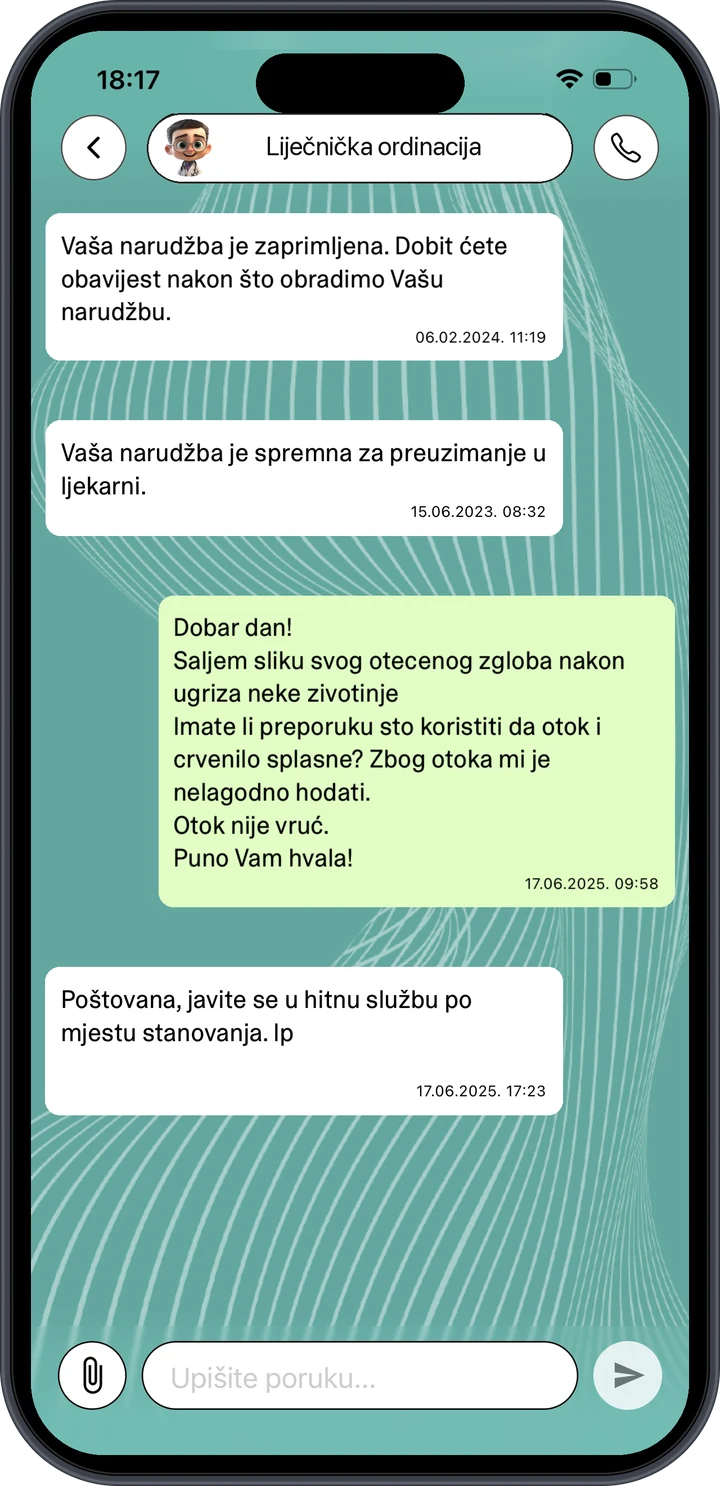 sDoktor mobilno sučelje